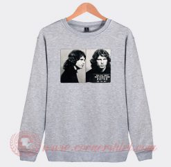 Jim Morrison Mugshot Custom Sweatshirt