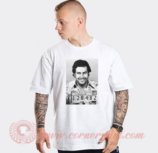 Pablo Escobar Mugshot Custom T Shirts