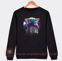 Baby Yoda Galaxy Want Soup Custom Sweatshirt