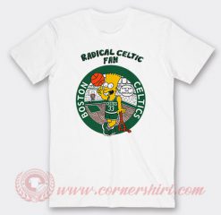 Bart Simpson Radical Celtics Custom T Shirts