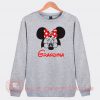 Disney Grandma Minnie Mouse Custom Sweatshirt