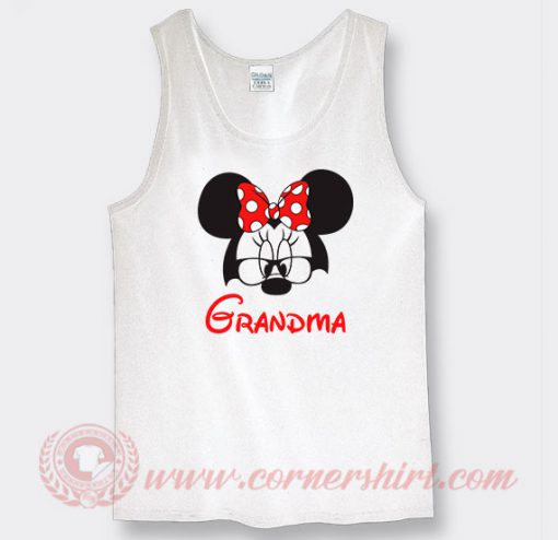 Disney Grandma Minnie Mouse Custom Tank Top