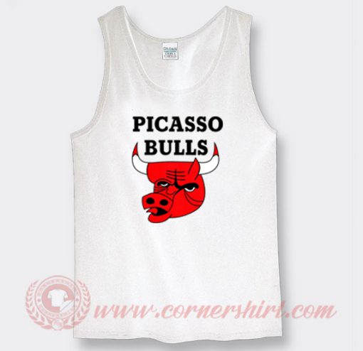 Picasso Bulls Custom Tank Top