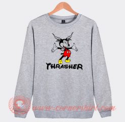 Thrasher Mickey Mouse Custom Sweatshirt