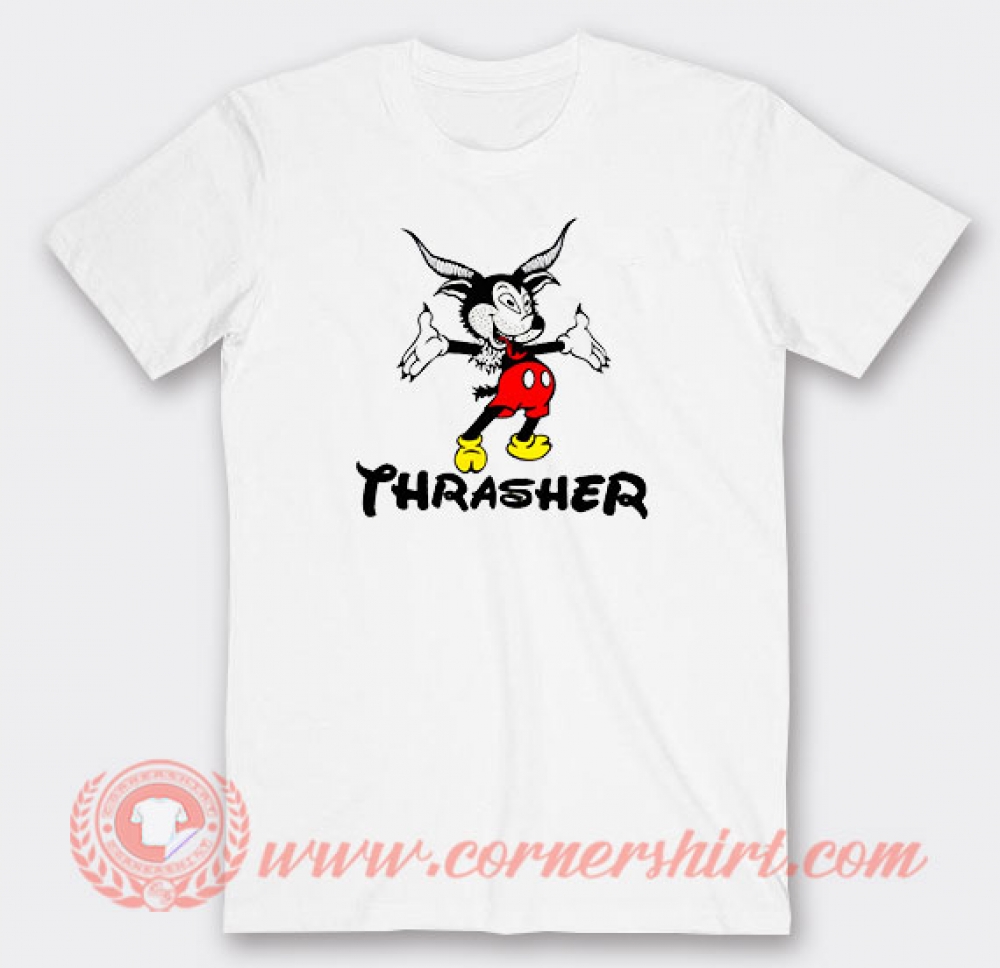 Thrasher Mickey Mouse Custom T-Shirts | Disney Shirt