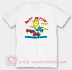 Vintage 1990 Bart Simpson Custom T Shirts