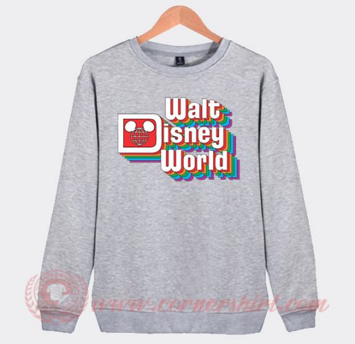 Vintage Walt Disney Logo Custom Sweatshirt