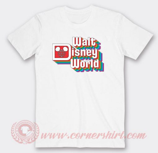 Vintage Walt Disney Logo Custom T Shirts