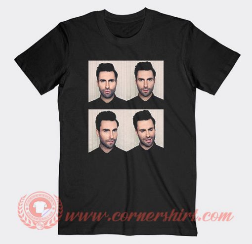 Adam Levine Maroon 5 Face T-Shirts