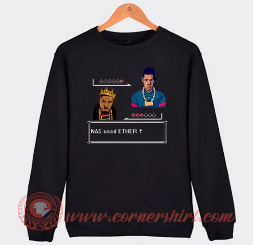 Nas Used Ether Pixel Sweatshirt