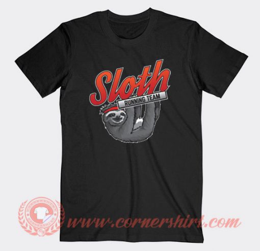 Sloth Running Team T-Shirt On Sale