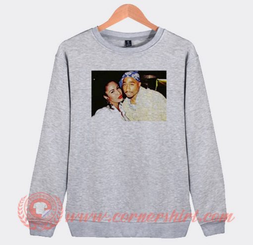 Tupac And Selena Quintanella Photos Sweatshirt