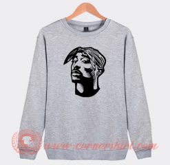 Tupac Sakur Face Sweatshirt