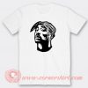 Tupac Sakur Face T-Shirts