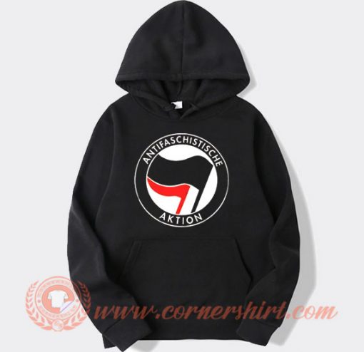 Antifa Antifascist Germany Logo Hoodie