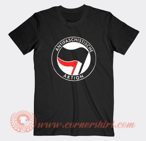 Antifa Antifascist Germany Logo T-Shirt