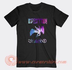 Led Zeppelin Logo Nebula T-Shirt