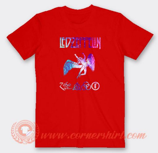 Led Zeppelin Logo Nebula T-Shirt
