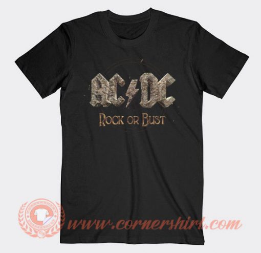 Acdc Rock Or Bust Album T-Shirt