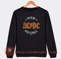 Vintage Logo Acdc High Voltage Album Sweatshirt