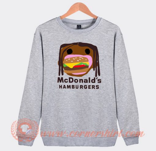 Travis Scott McDonald's Hamburgers Sweatshirt
