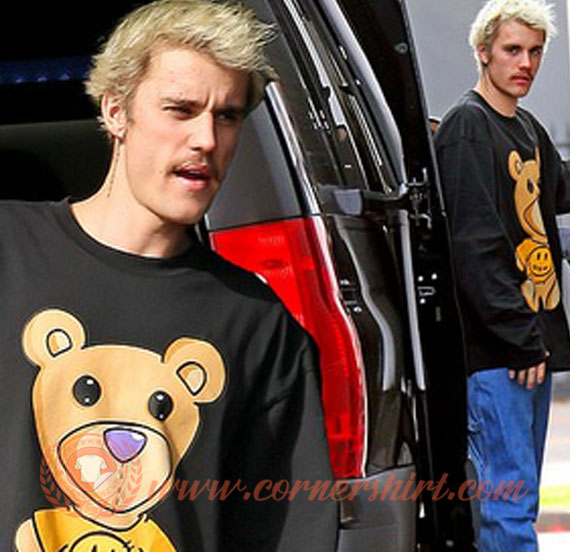 Get It Now Drew Bieber Bear Justin Bieber Sweatshirt