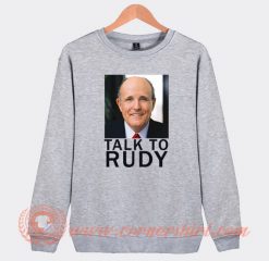 Talk To Rudy Giuliani Tucking In Sweatshirt