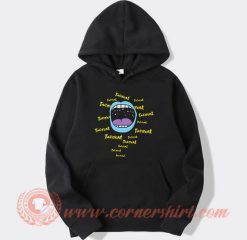 Mouthy Blue Tacocat Band Hoodie
