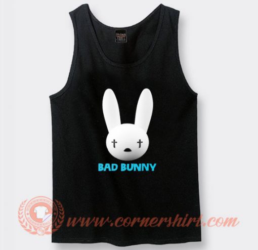 Bad Bunny Funny Logo Tank Top