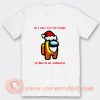 Among Us Christmas Santa Yellow Impostor T-shirt