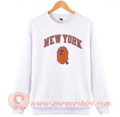 Pete Davidson New York Knicks X a Bathing Ape Sweatshirt