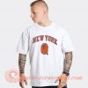 Pete Davidson New York Knicks X a Bathing Ape T-shirt