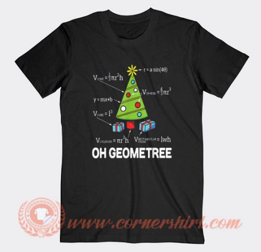 Oh Geometree Christmas T-shirt