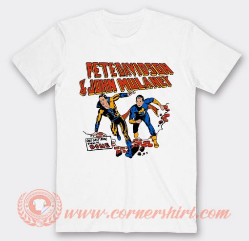 Pete Davidson and John Mulaney Superhero T-shirt