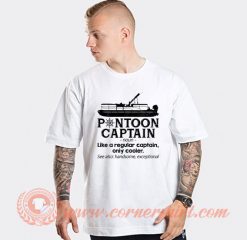 Pontoon Captain Boat T-shirt