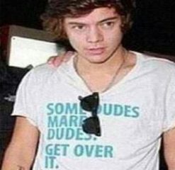 Harry Styles Some Dudes Marry Dudes Get Over it T-shirt