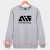 AIF Logo Attitude is Free Sweatshirt