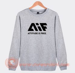 AIF Logo Attitude is Free Sweatshirt