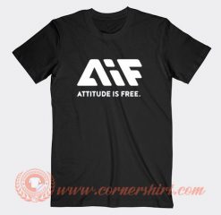 AIF Logo Attitude is Free T-shirt