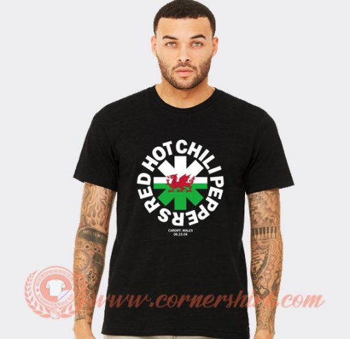 Red Hot Chili Peppers Cardiff Wales T-shirt