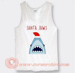 Santa Jaws Christmas Tank Top