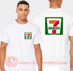 Seventh Heaven Seventh Eleven Logo Parody T-shirt
