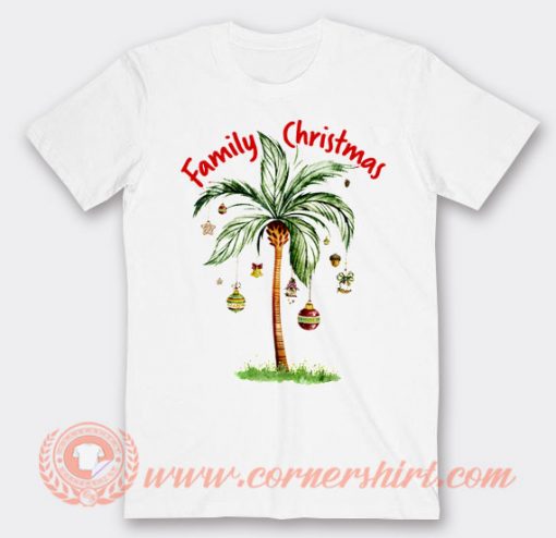 Tropical Christmas For Family Christmas Gifts T-shirt