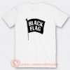 Black Flag Logo Miley Cyrus T-shirt