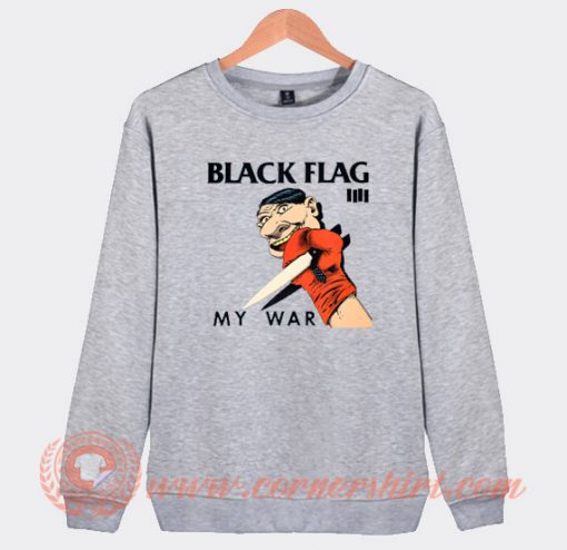 Black Flag My War Album Sweatshirt