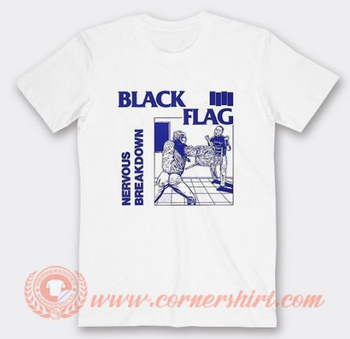 Black Flag Nervous Breakdown Album T-shirt