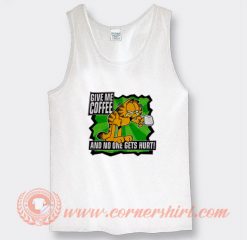 Garfield Give Me Coffee And No One Gets Hurt Tank Top