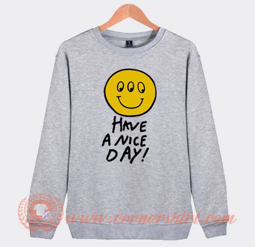 Have a Nice Day Smile Emoji Louis Tomlinson Sweatshirt On Sale