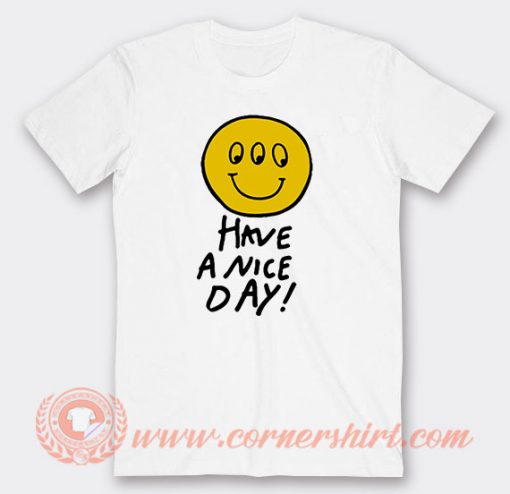 Have a Nice Day Smile Emoji Louis Tomlinson T-shirt On Sale