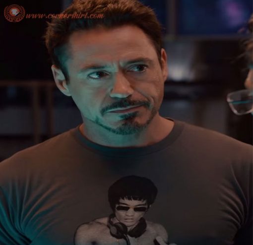 Robert Downey Jr Bruce Lee Dj T-shirt On Sale